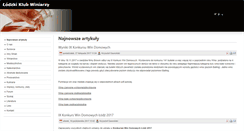 Desktop Screenshot of klubwiniarzy.pl